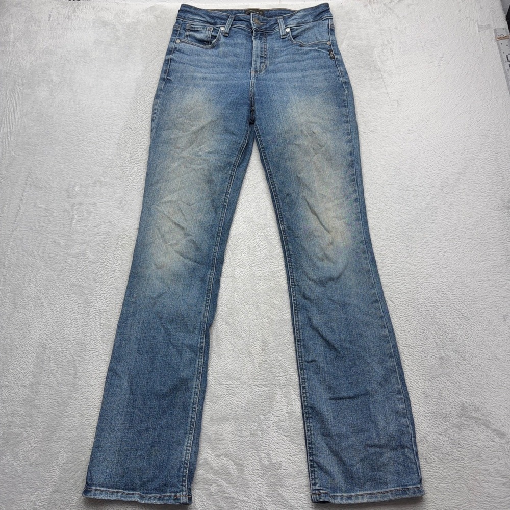 Silver Jeans Avery Slim Boot Womens W30 L33 Blue Denim High Rise Bootcut Jeans